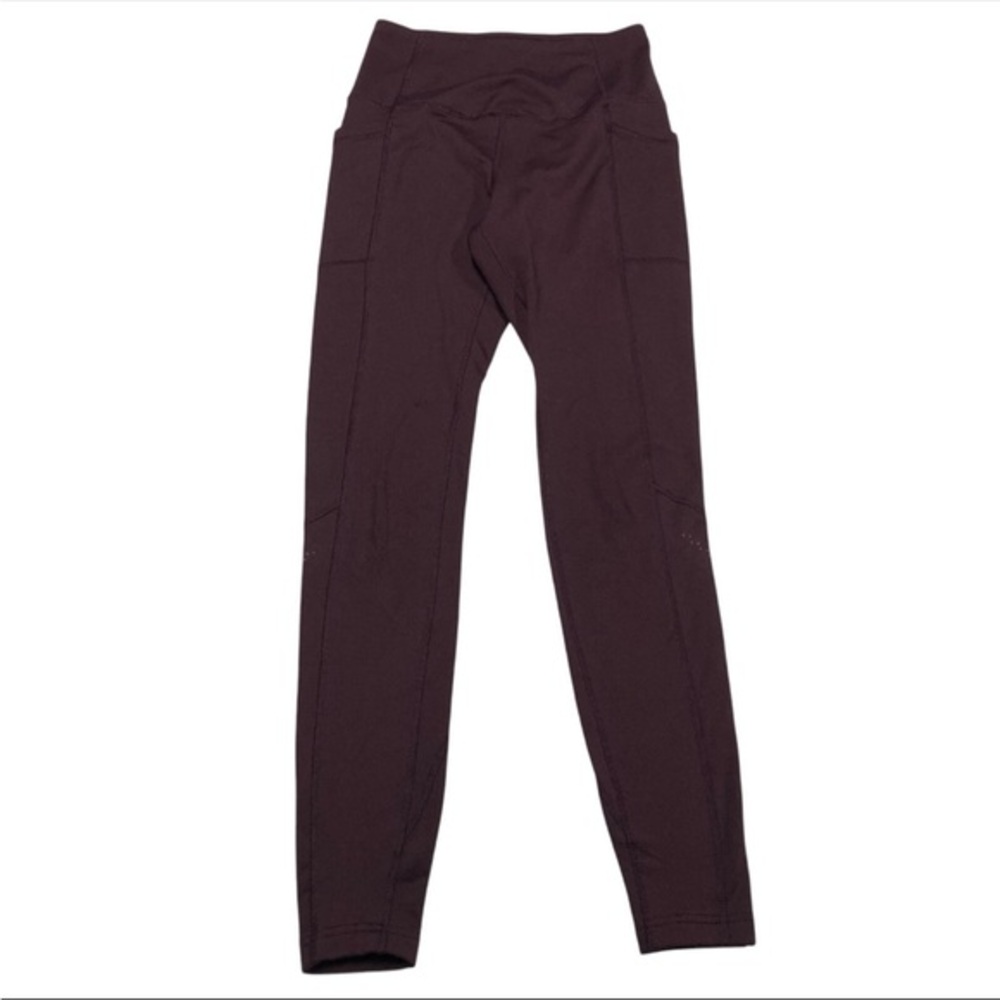 Mondetta Performance +Luxury Maroon High-Rise Activewear leggings Size M